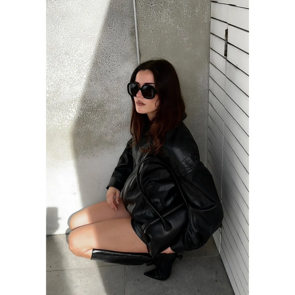 LIONESS FASHION USA Jackets & Blazers - LIONESS FASHION USA KENNY BOMBER in Black